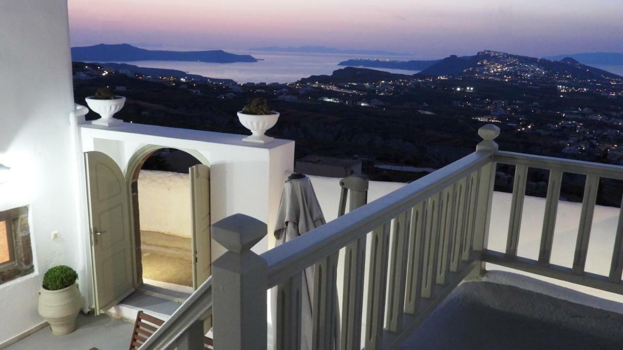 Santorini 180 Degrees Villa Pýrgos Dış mekan fotoğraf